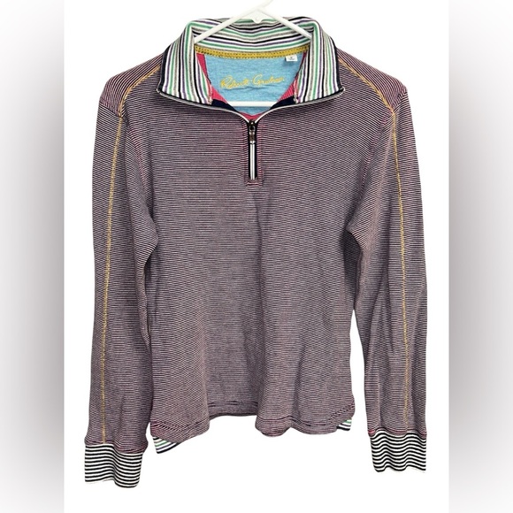 Robert Graham Multicolor Striped Sweatshirt - Picture 1 of 4